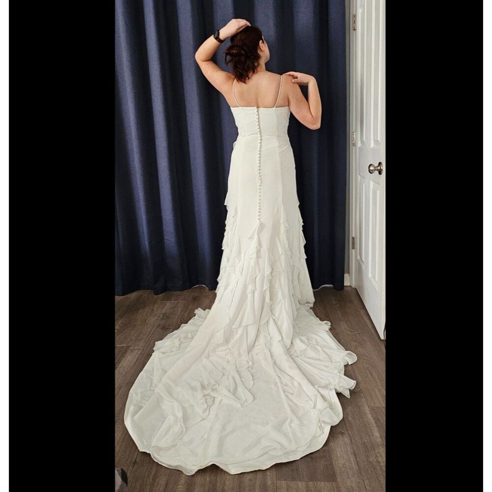 Christian Michele Wedding Gown With Matching Bolero Shawl
